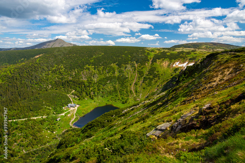 Fototapeta Naklejka Na Ścianę i Meble -  view on karkonosze mountains in Poland