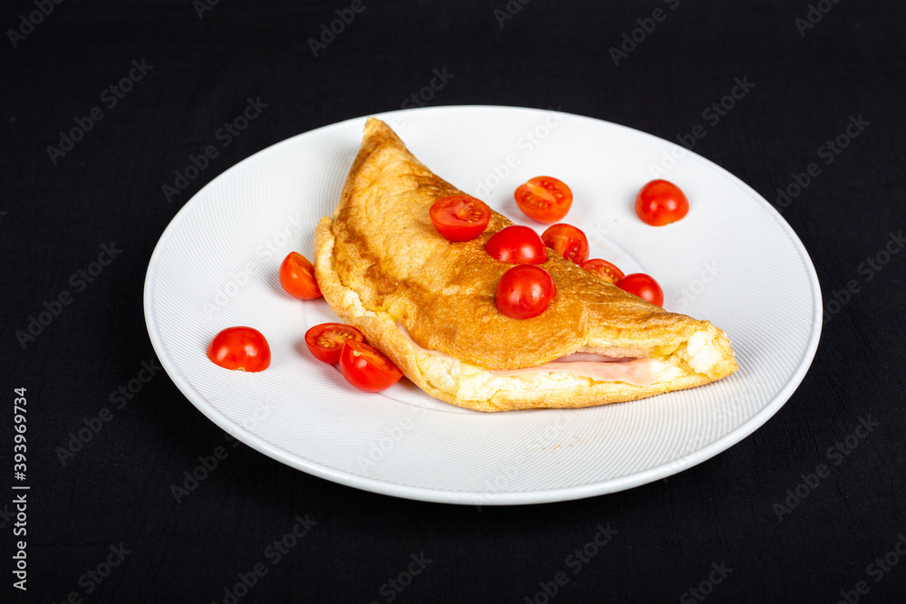 Delicious breakfest eggs and tomatoes Delicious breakfest eggs and tomatoes