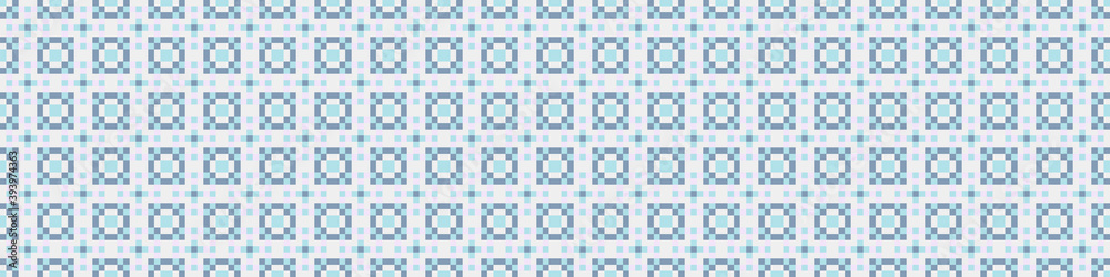 Fototapeta premium Abstract Cross Pattern Dots Logo generative computational art illustration