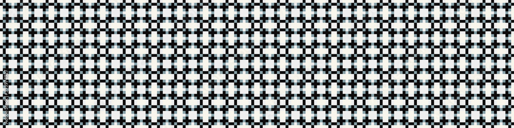 Fototapeta premium Abstract Cross Pattern Dots Logo generative computational art illustration