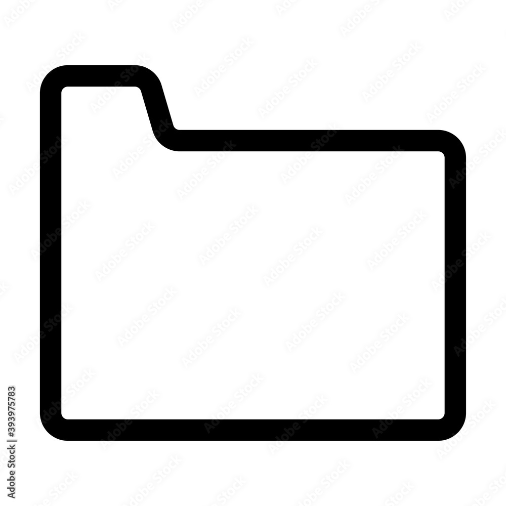 folder file document line style icon folder file document line style icon