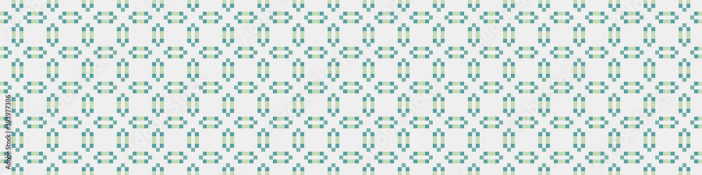 Fototapeta premium Abstract Cross Pattern Dots Logo generative computational art illustration