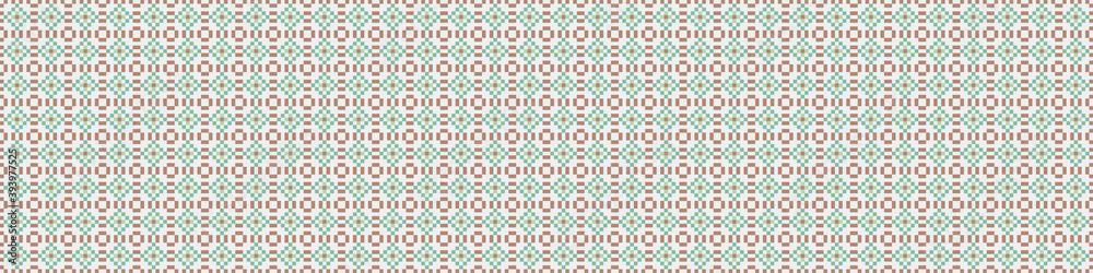 Abstract Cross Pattern Dots Logo generative computational art illustration