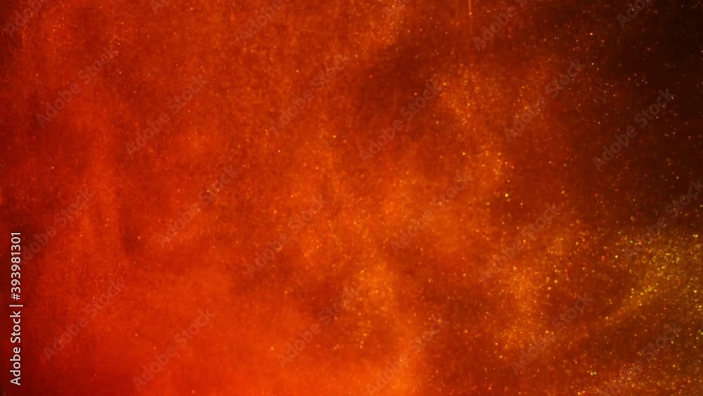 Animated bubble type orange background