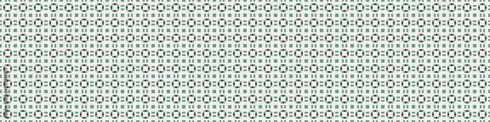 Fototapeta premium Abstract Cross Pattern Dots Logo generative computational art illustration