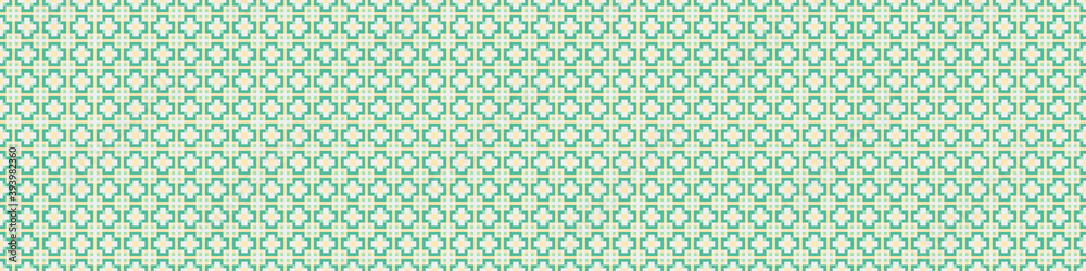 Abstract Cross Pattern Dots Logo generative computational art illustration