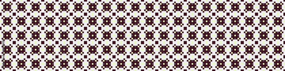 Fototapeta premium Abstract Cross Pattern Dots Logo generative computational art illustration