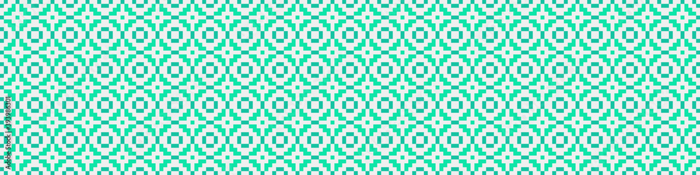 Abstract Cross Pattern Dots Logo generative computational art illustration