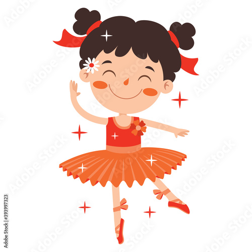 Cartoon Character Performing Classical Ballet