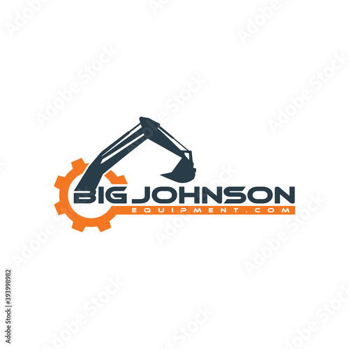 equipment rental and service logo design vector