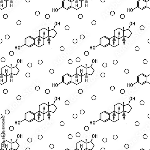 Seamless estradiol pattern