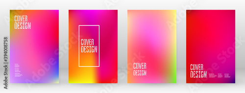 Pastel Soft. Rainbow Gradient Set Color Background