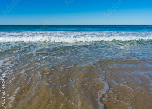 waves on the beach