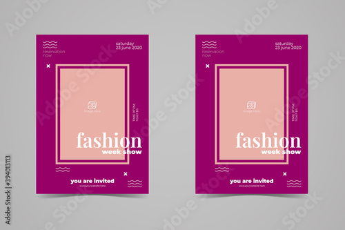 Fashion Show Flyer Layout, Fashion Collection Flyer Layout, Minimalist Flyer Layout, Modern vector flyer, fashion show invitation templates, Fashion Show Flyer Layout template