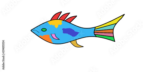 A species of tropical fish found in warm waters