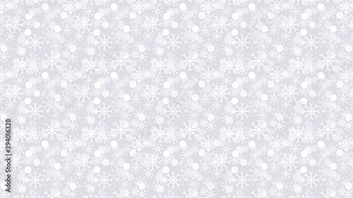 Gray snowflakes shapes seamless pattern texture background