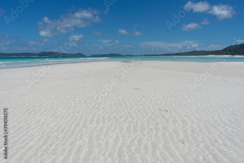 sand beach and blue sky