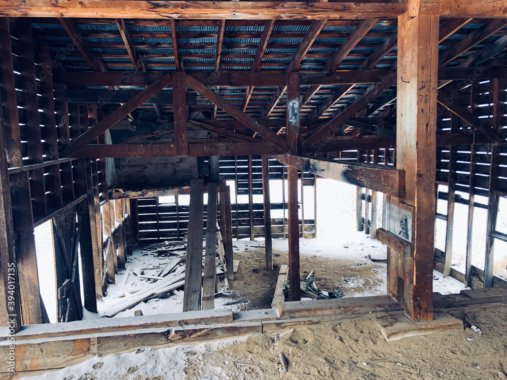 Obraz premium Old abandoned mill