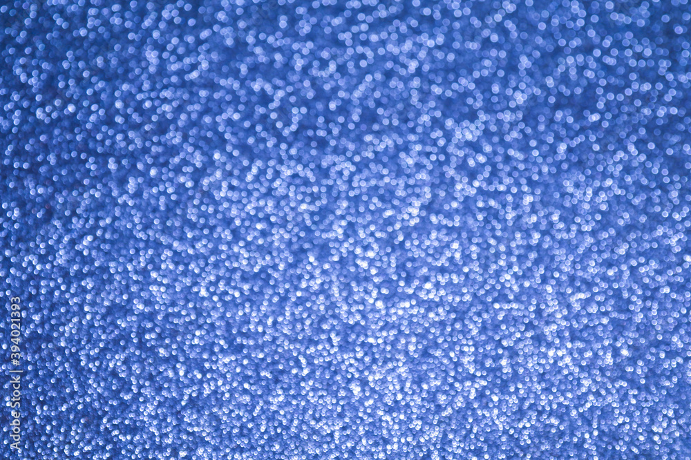 Abstract textural defocus lights bokeh blue background