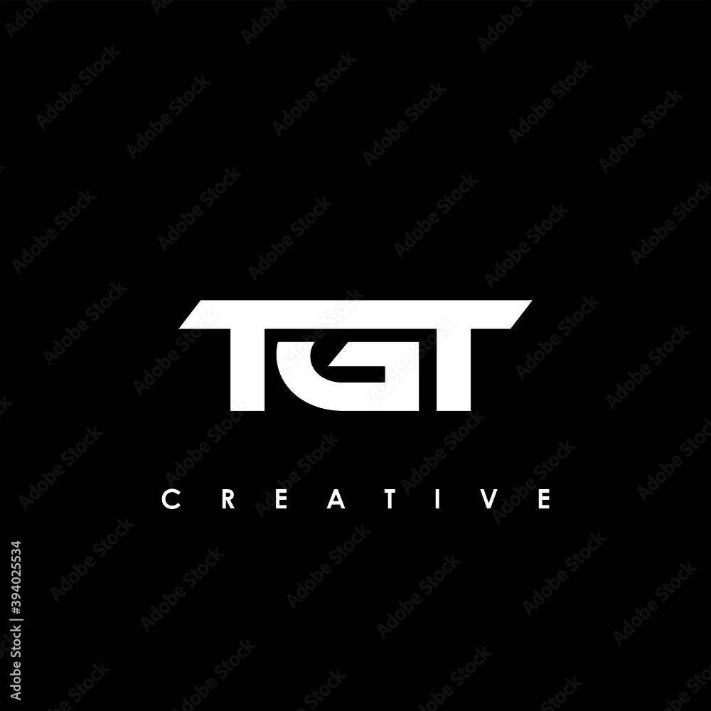 TGT Letter Initial Logo Design Template Vector Illustration Stock Vector |  Adobe Stock