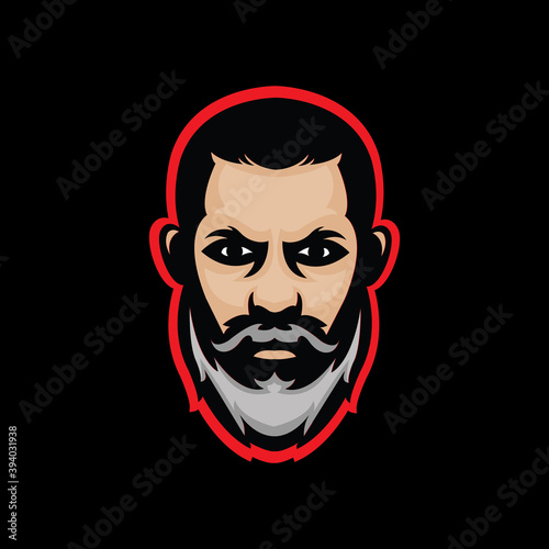 Man Beard logo design