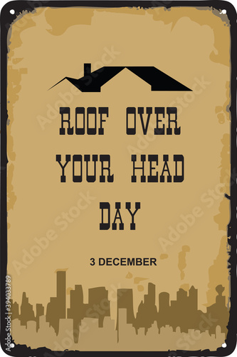 Roof over your head day