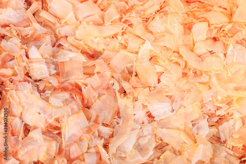 Billede på lærred Katsuobushi, japanese dried, shredded bonito flakes