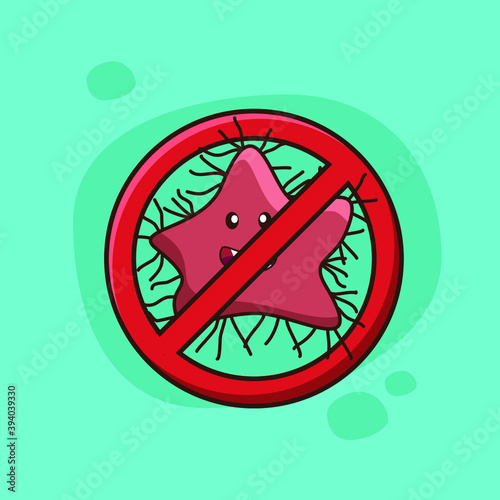 A small virus that is very threatening to human life. Bacteria that live in the human body. Protect your body from harmful bacteria and viruses