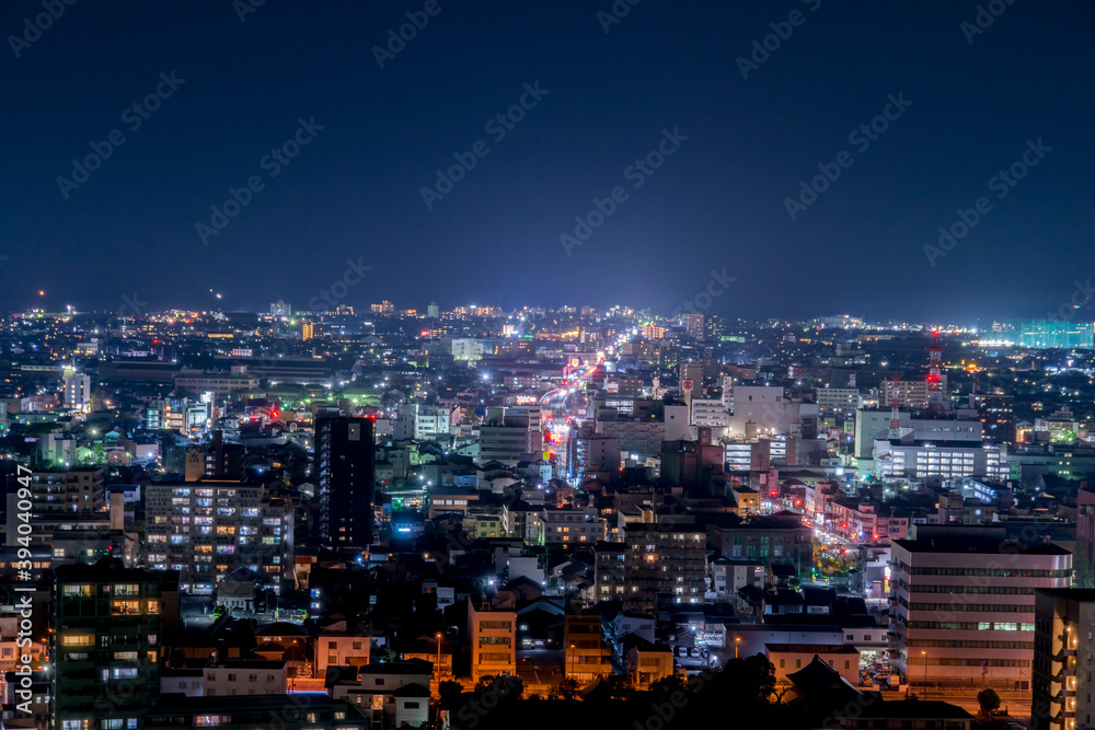 米子市の夜景（鳥取県米子市）