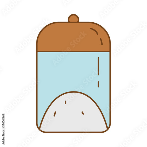 sugar sweet in pot fill style icon