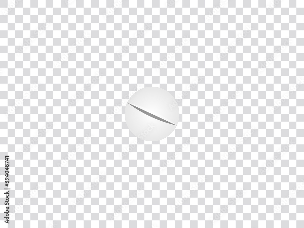 illustration-vector-graphic-of-white-pill-isolated-on-transparent
