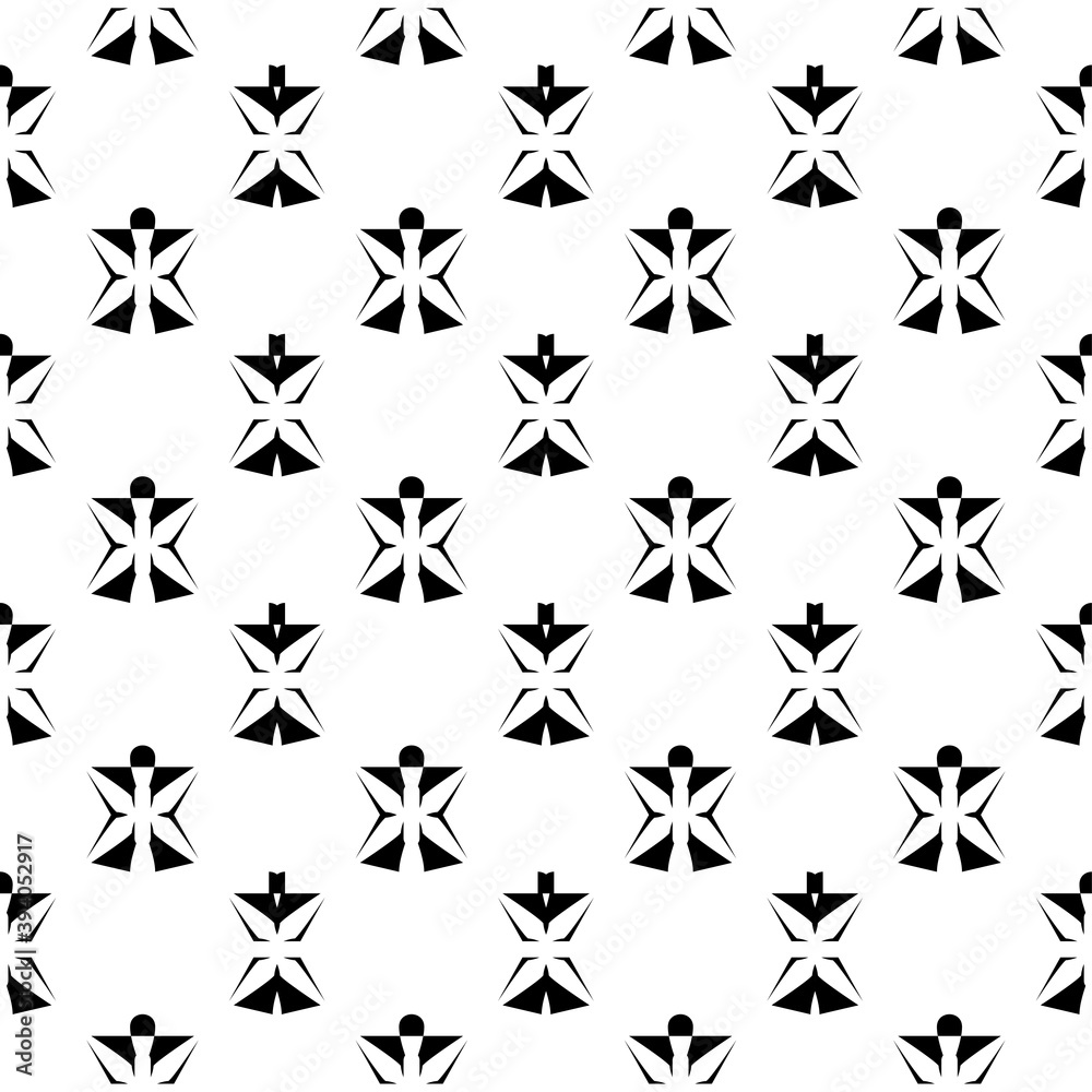 Seamless vector pattern of abstract Geometric design isolated on a white background. Abstract geometric pattern. Suits for Decorative Paper, Packaging, Covers, Gift Wrap, etc. Vector EPS10.