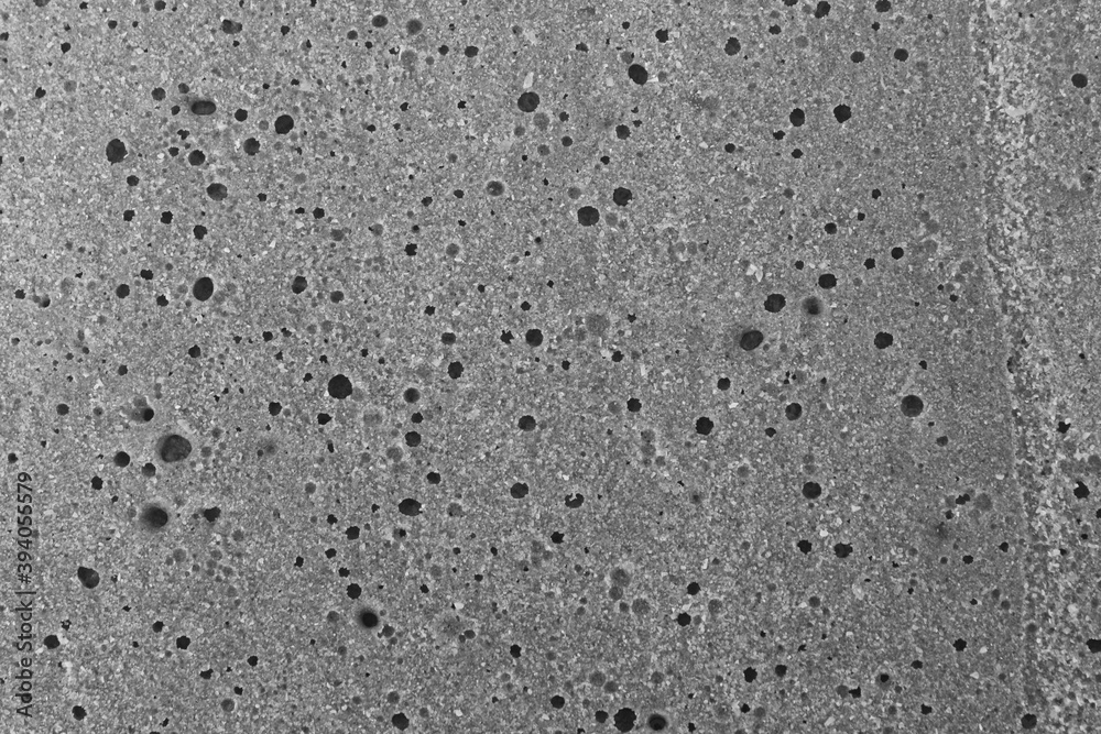 Worm holes on sand beach. Coastal porosity Worm holes on sand beach. Coastal porosity