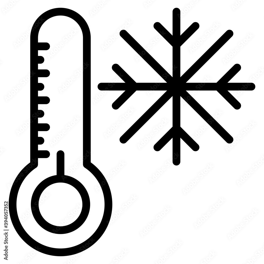 Freezing Temperature Vector Freezing Temperature Vector
