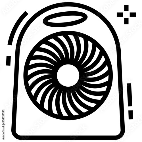 Electric Heater Vector 