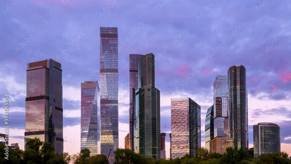 Amazing time lapse in city center of Moscow, Russia. Amazing time lapse in city center of Moscow, Russia.