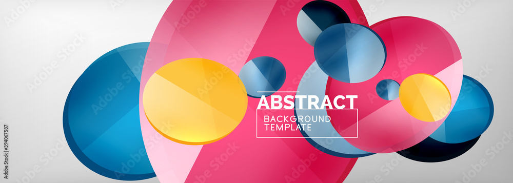 Abstract glossy round shapes vector background. Vector futuristic illustration for covers, banners, flyers and posters and other Abstract glossy round shapes vector background. Vector futuristic illustration for covers, banners, flyers and posters and other