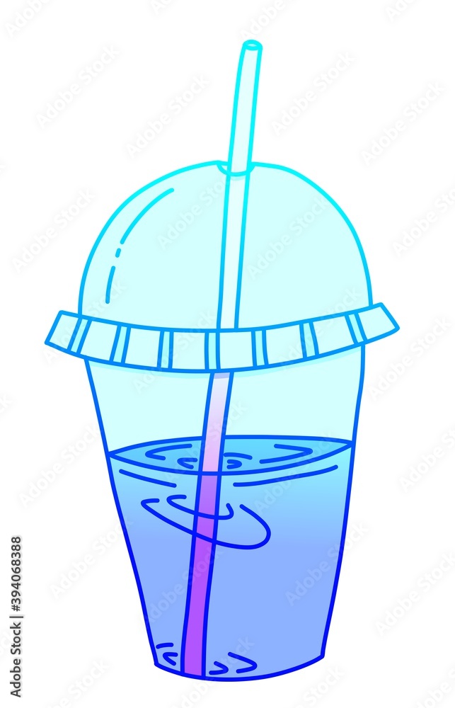 ILLUSTRATION PLASTIC GLASS WITH A BEVERAGE INSULATED ON A WHITE BACKGROUND
ILLUSTRATION PLASTIC GLASS WITH A BEVERAGE INSULATED ON A WHITE BACKGROUND
