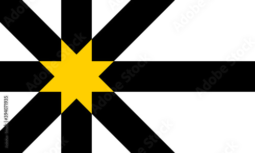 Flag of Sutherland. Proportion 3:5