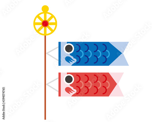 こいのぼりのベクターライスト　端午の節句　こどもの日