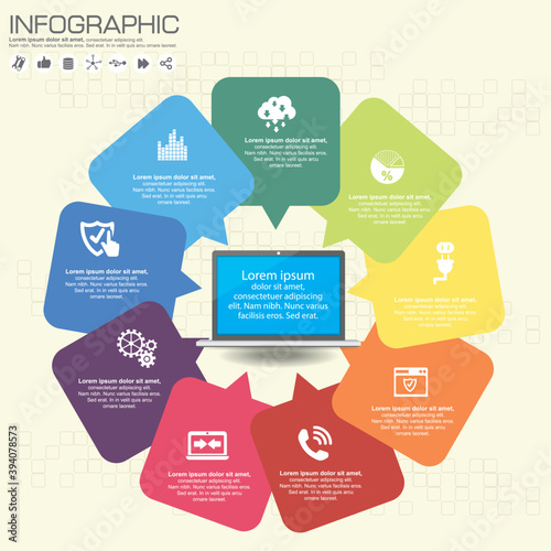 Business Infographics can be used for workflow layout, banner, diagram, number options, step up options, web design.