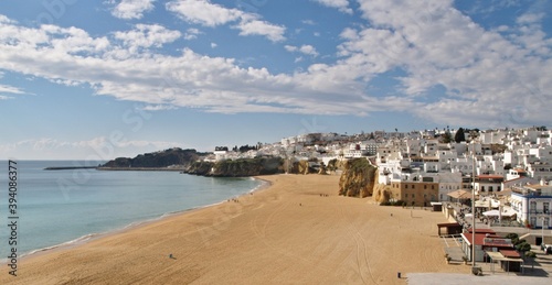Albufeira old town and fisherman's beach, Algarve - Portugal  © insideportugal
