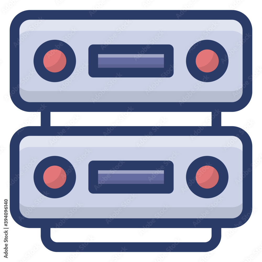 Obraz premium Data Server Vector 