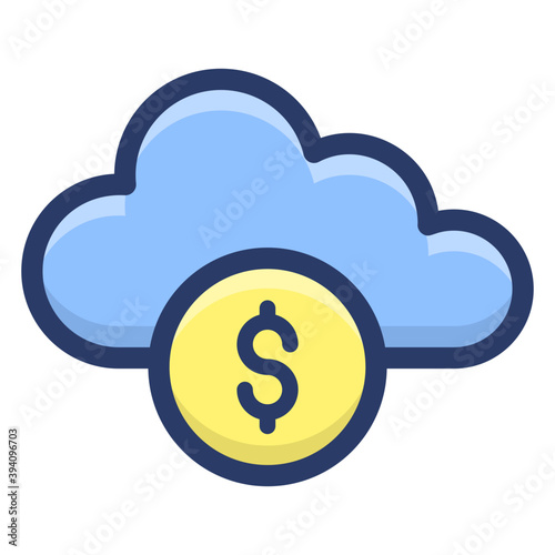 Cloud Banking Vector