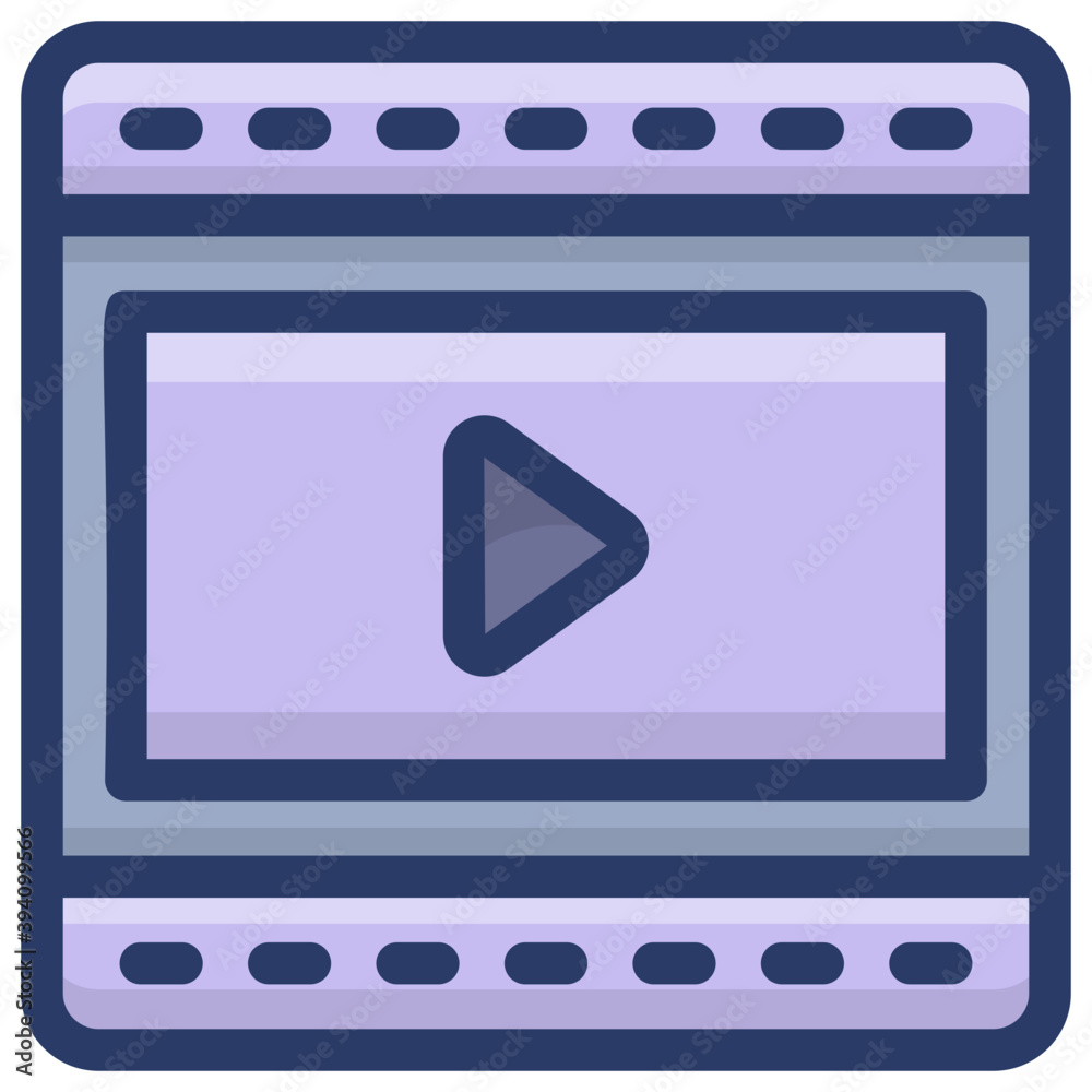 Video Streaming Vector Video Streaming Vector