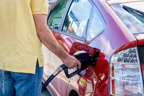 Filling up car