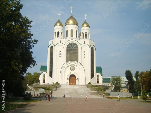 Cathedral of the Kaliningrad Diocese of the Russian Orthodox Church, designed by architect Oleg Kopylov. The temple is located on the main square of Kaliningrad - Victory Square.