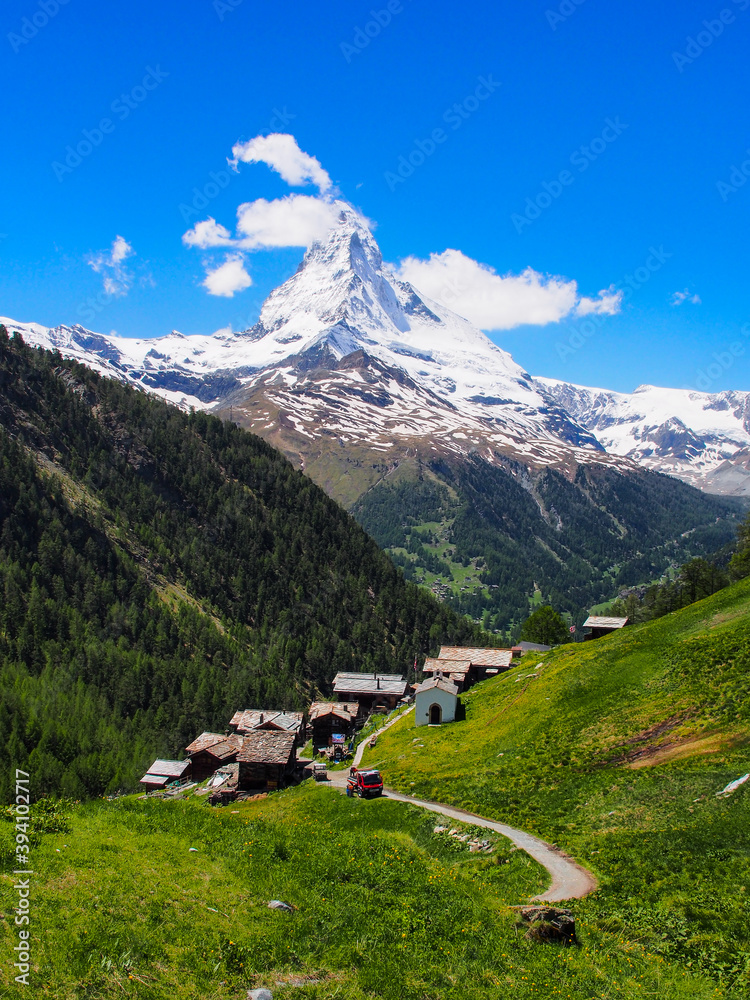 Matterhorn, view from the 5 Lakes Trail,  Zermatt, Switzerland 瑞士馬特洪峰