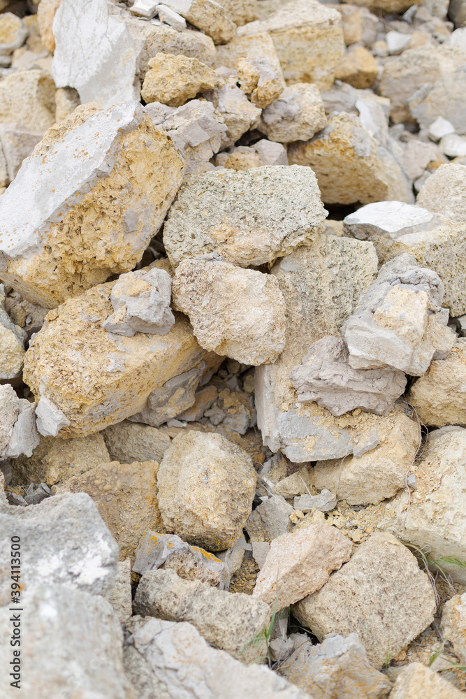 Stone natural background of coquina, silicate bricks and cement or concrete plates. Stone natural background of coquina, silicate bricks and cement or concrete plates.