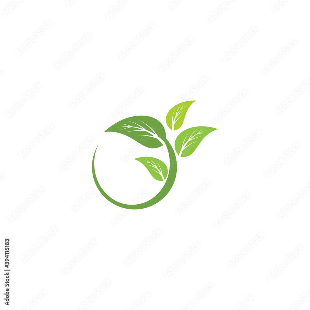 Leaf ecology Logo Template vector Leaf ecology Logo Template vector